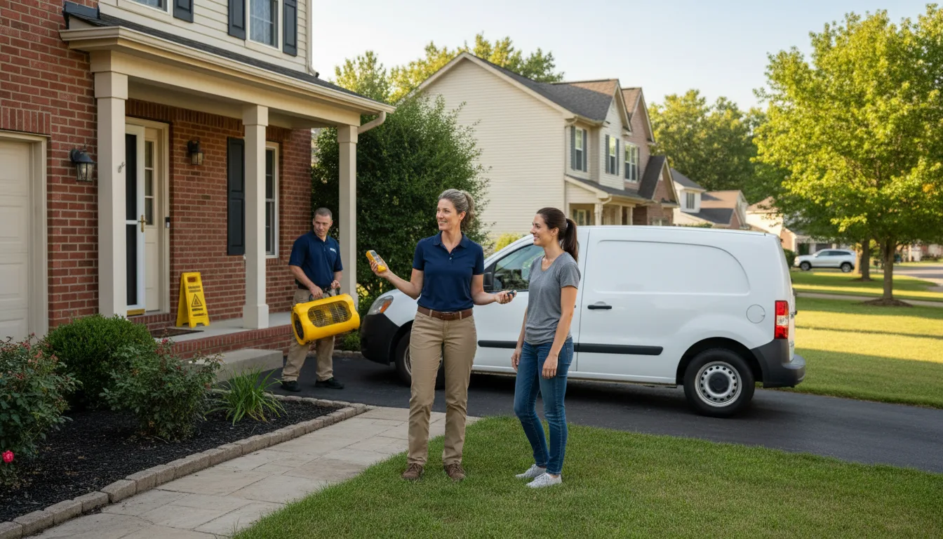 Water restoration image for Water Damage & Restoration Services in Cucumber, WV